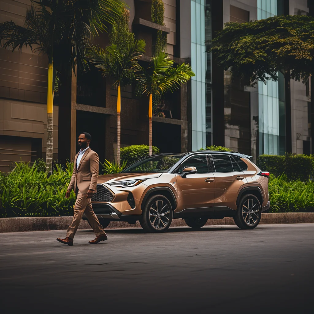 Professional chauffeur service - luxury vehicle ready for hire